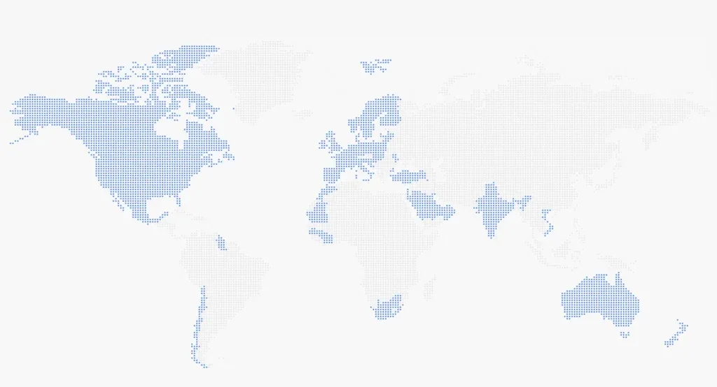 Icoms detections — wereldwijde voetafdruk