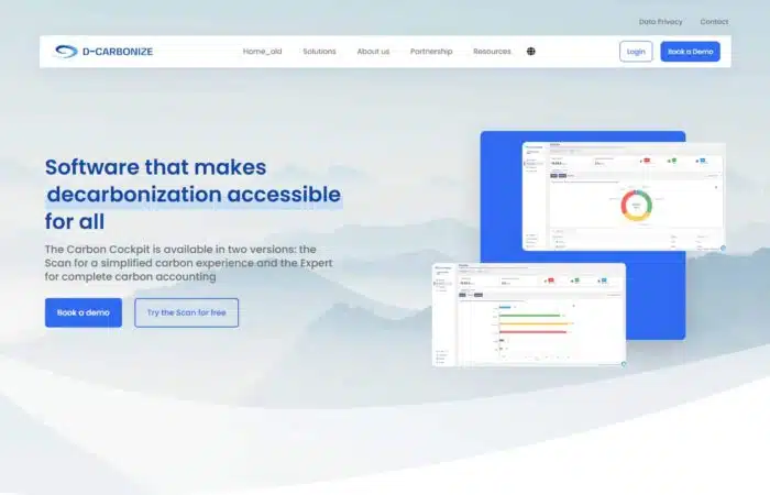 Carbon accounting software