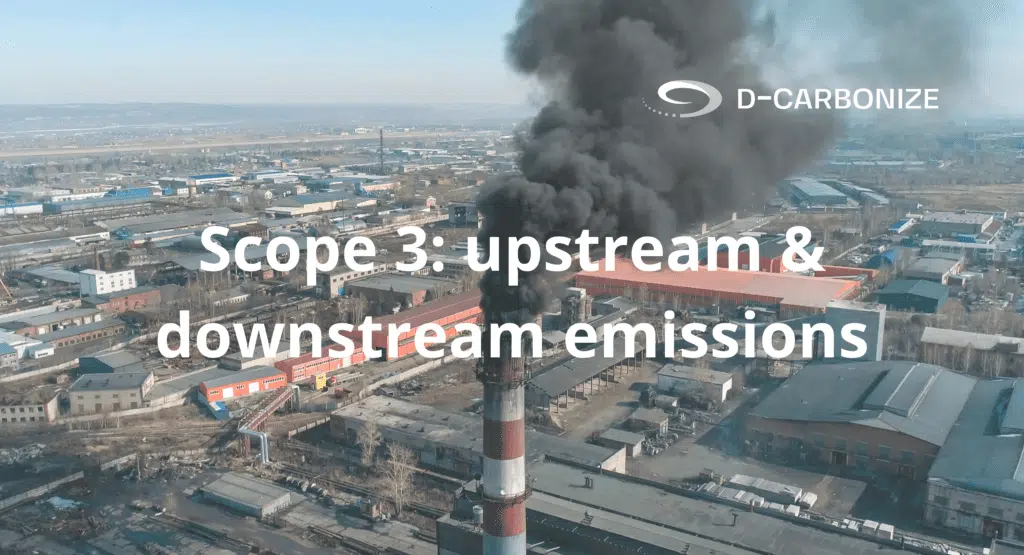 Scope 3: upstream and downstream emissions